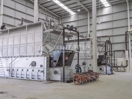 新疆機場4.2MW、2.8MW SZL燃煤熱水鍋爐項目